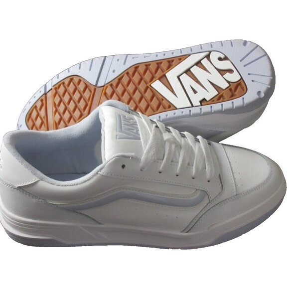 Vans Men\'s Hylane Pop White Baby Blue Leather Skate Lifestyle Shoes Sizes NIB main image 5